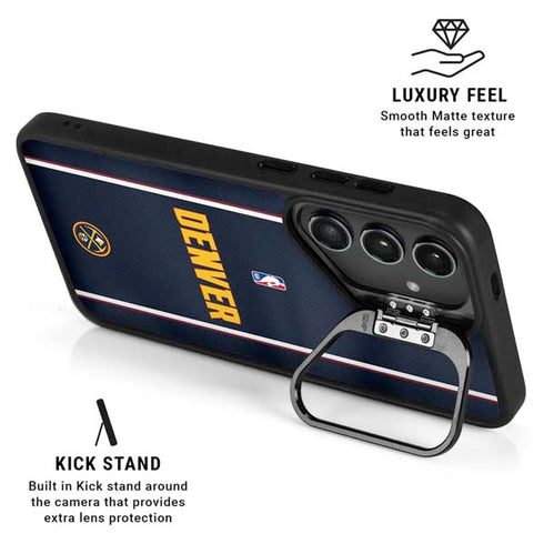 NBA Denver Nuggets Jersey Galaxy S25 Kickstand Case