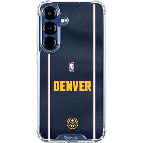 NBA Denver Nuggets Jersey Galaxy S25 Plus Clear Case