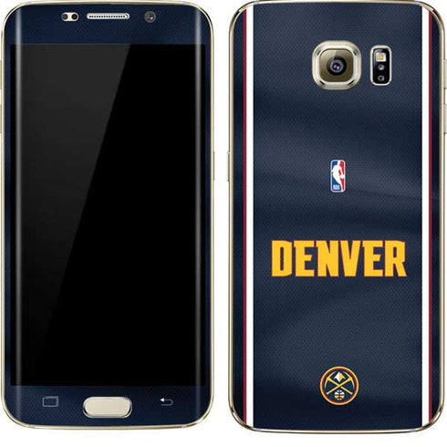 NBA Denver Nuggets Jersey Galaxy S7 Edge Skin