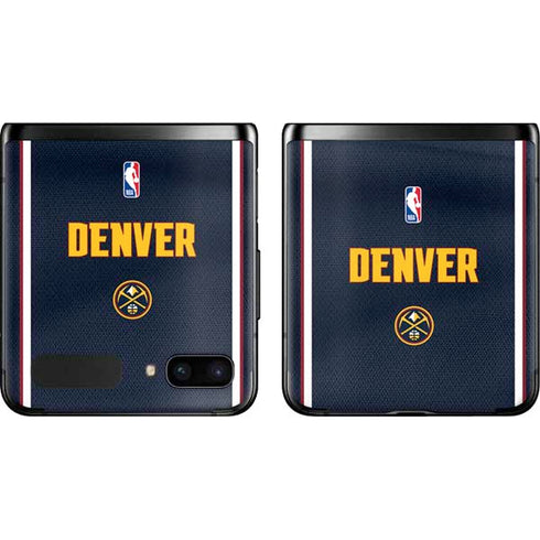 NBA Denver Nuggets Jersey Galaxy Z Flip Skin