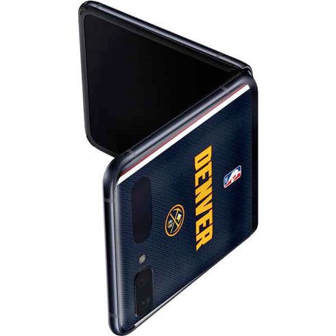 NBA Denver Nuggets Jersey Galaxy Z Flip Skin