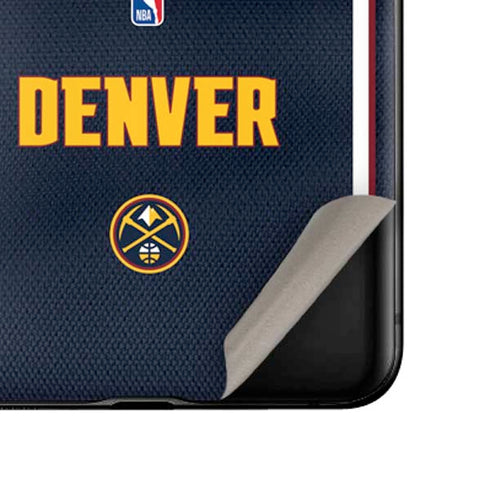 NBA Denver Nuggets Jersey Galaxy Z Flip Skin