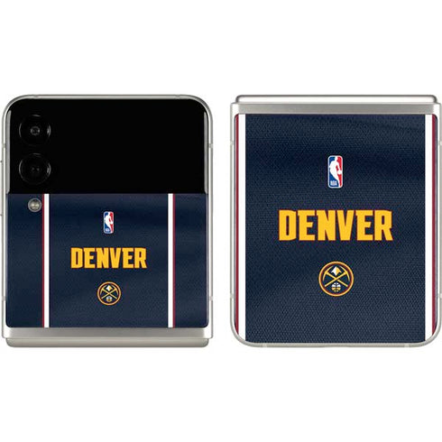 NBA Denver Nuggets Jersey Galaxy Z Flip3 5G Skin