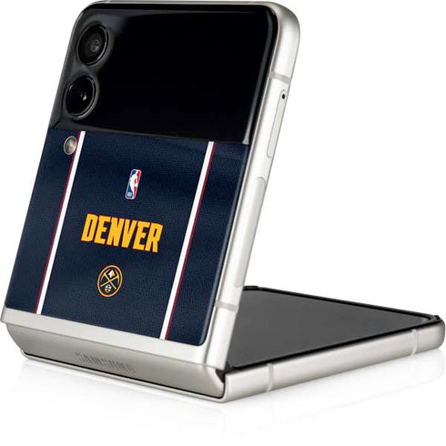 NBA Denver Nuggets Jersey Galaxy Z Flip3 5G Skin