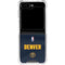 NBA Denver Nuggets Jersey Galaxy Z Flip6 Clear Case