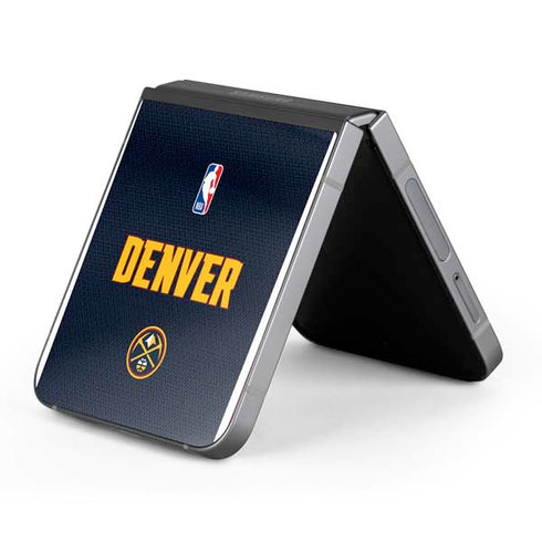 NBA Denver Nuggets Jersey Galaxy Z Flip6 Skin