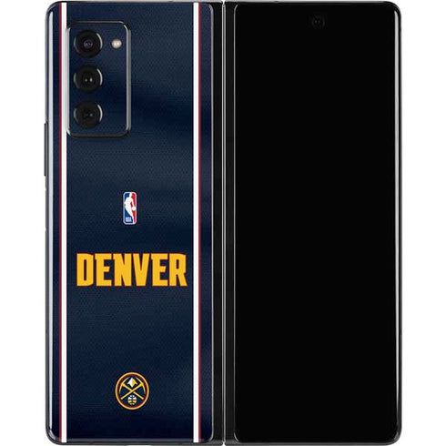 NBA Denver Nuggets Jersey Galaxy Z Fold2 5G Skin