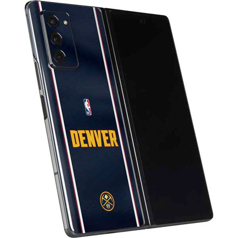 NBA Denver Nuggets Jersey Galaxy Z Fold2 5G Skin
