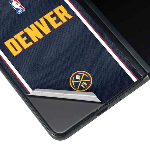 NBA Denver Nuggets Jersey Galaxy Z Fold3 5G Skin