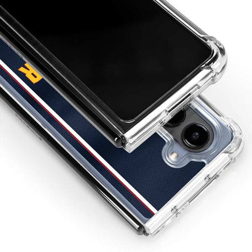 NBA Denver Nuggets Jersey Galaxy Z Fold5 5G Clear Case