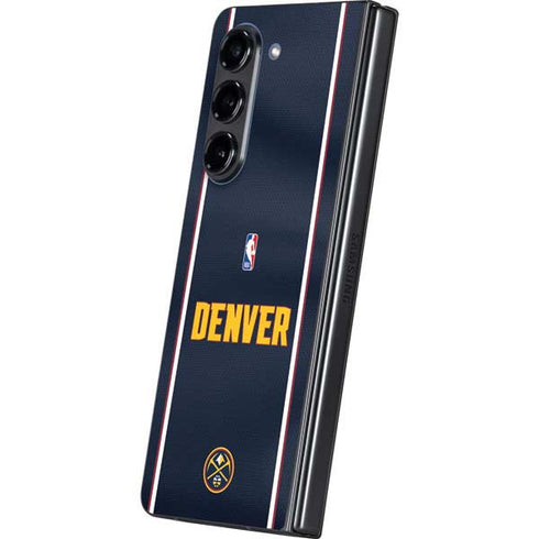 NBA Denver Nuggets Jersey Galaxy Z Fold5 5G Skin