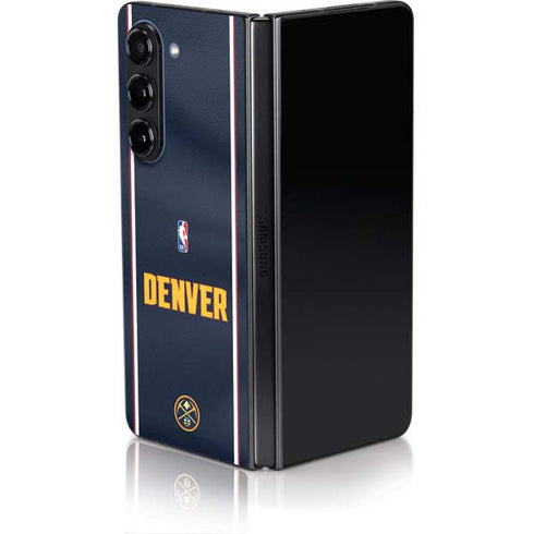 NBA Denver Nuggets Jersey Galaxy Z Fold5 5G Skin