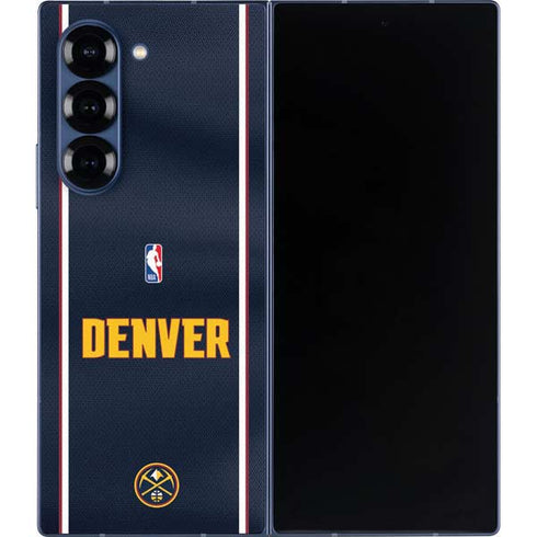 NBA Denver Nuggets Jersey Galaxy Z Fold6 Skin
