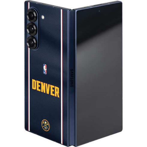 NBA Denver Nuggets Jersey Galaxy Z Fold6 Skin