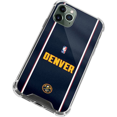 NBA Denver Nuggets Jersey iPhone 11 Pro Max Clear Case