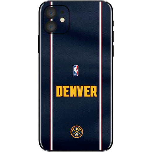 NBA Denver Nuggets Jersey iPhone 11 Skin