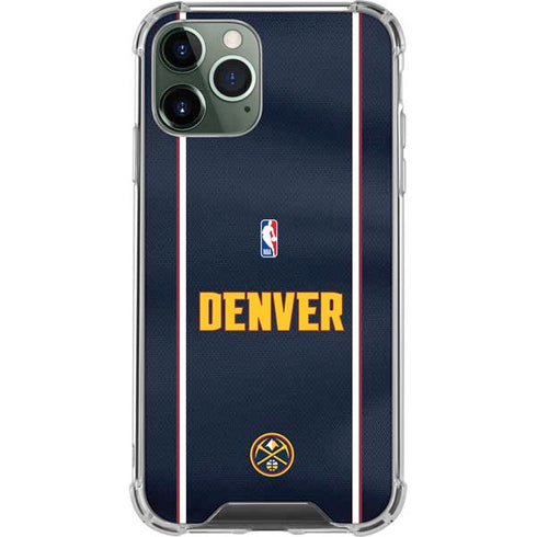 NBA Denver Nuggets Jersey iPhone 12 Pro Clear Case