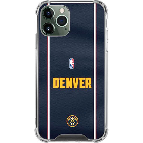 NBA Denver Nuggets Jersey iPhone 12 Pro Max Clear Case