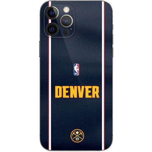 NBA Denver Nuggets Jersey iPhone 12 Pro Skin