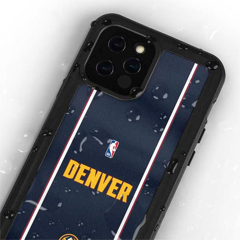 NBA Denver Nuggets Jersey iPhone 12 Pro Waterproof Case