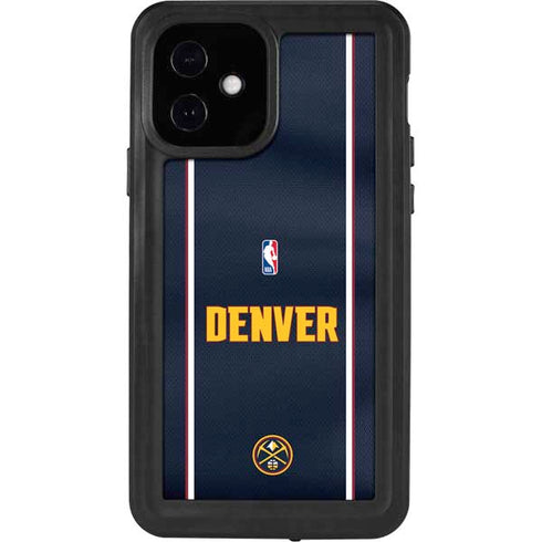 NBA Denver Nuggets Jersey iPhone 12 Waterproof Case