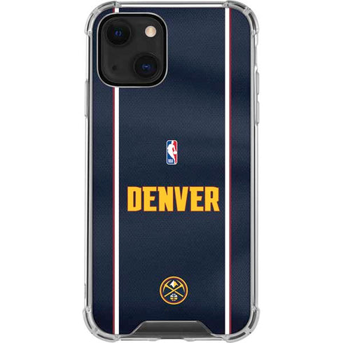 NBA Denver Nuggets Jersey iPhone 13 Mini Clear Case