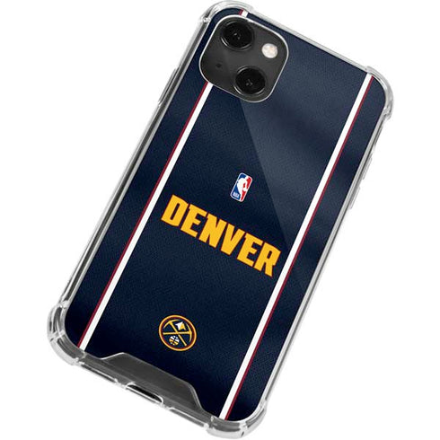 NBA Denver Nuggets Jersey iPhone 13 Mini Clear Case