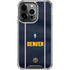 NBA Denver Nuggets Jersey iPhone 14 Pro Clear Case