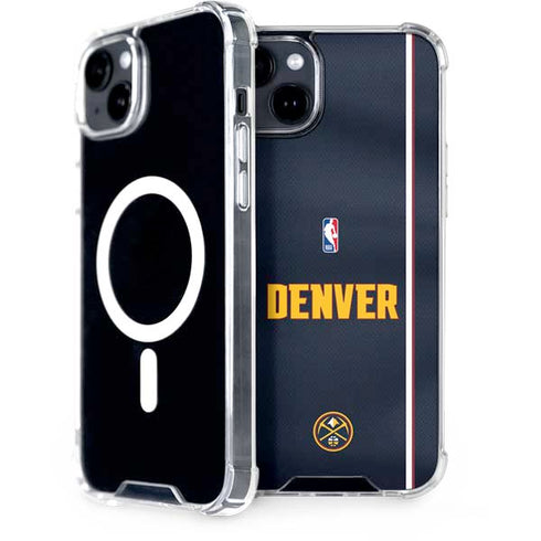 NBA Denver Nuggets Jersey iPhone 15 Plus MagSafe Case