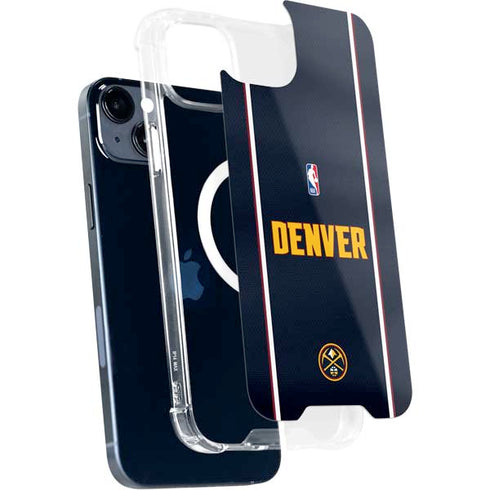 NBA Denver Nuggets Jersey iPhone 15 Plus MagSafe Case