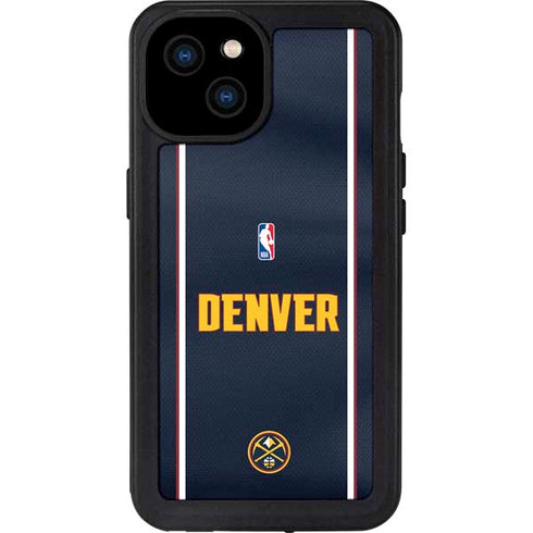 NBA Denver Nuggets Jersey iPhone 15 Plus Waterproof Case