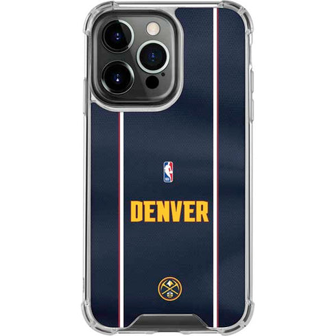 NBA Denver Nuggets Jersey iPhone 15 Pro Clear Case