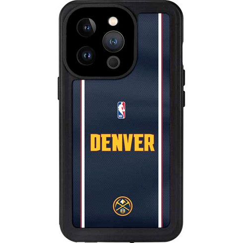 NBA Denver Nuggets Jersey iPhone 15 Pro Waterproof Case