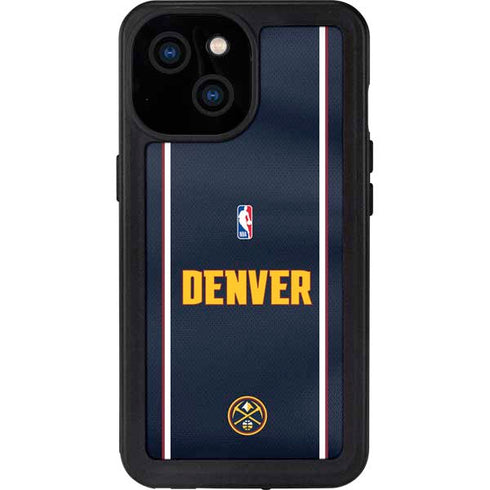 NBA Denver Nuggets Jersey iPhone 15 Waterproof Case
