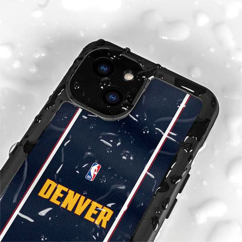 NBA Denver Nuggets Jersey iPhone 15 Waterproof Case