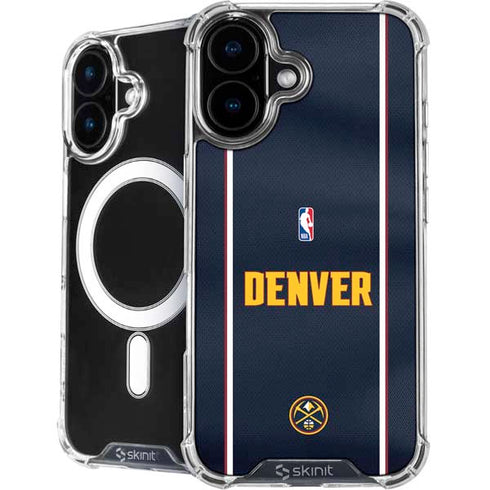 NBA Denver Nuggets Jersey iPhone 16 Plus MagSafe Case