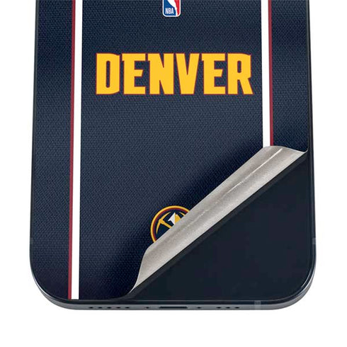 NBA Denver Nuggets Jersey iPhone 16 Plus Skin