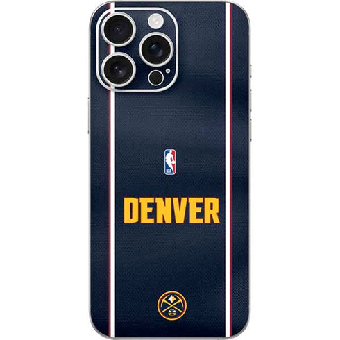NBA Denver Nuggets Jersey iPhone 16 Pro Max Skin