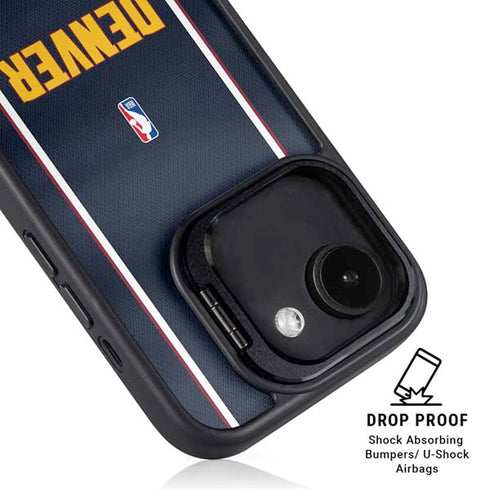 NBA Denver Nuggets Jersey iPhone 16e Kickstand Case