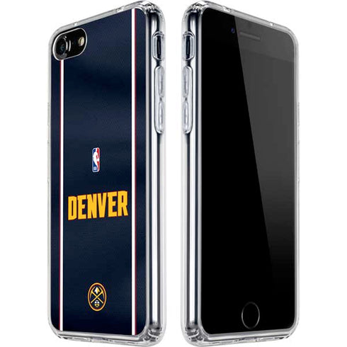 NBA Denver Nuggets Jersey iPhone SE (2nd & 3rd Gen) Clear Case