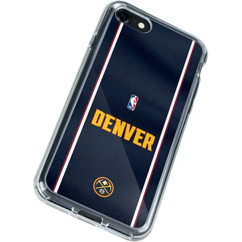 NBA Denver Nuggets Jersey iPhone SE (2nd & 3rd Gen) Clear Case