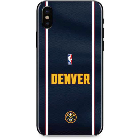 NBA Denver Nuggets Jersey iPhone X Skin