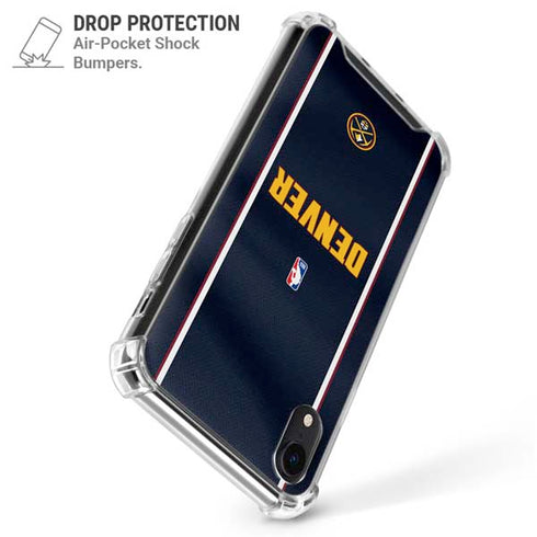 NBA Denver Nuggets Jersey iPhone XR Clear Case