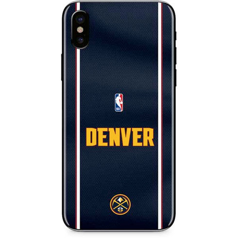 NBA Denver Nuggets Jersey iPhone XS Skin