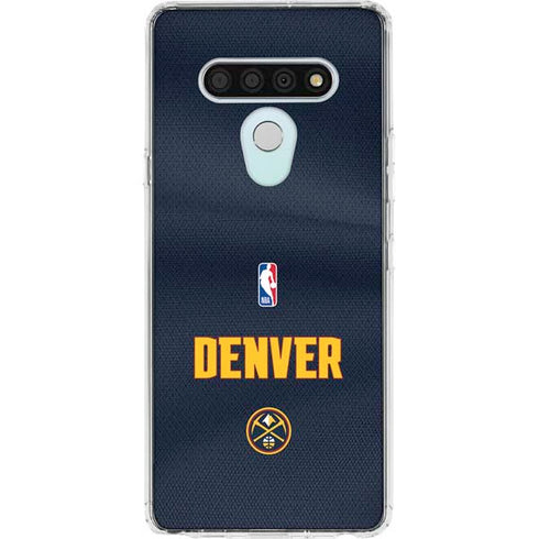 NBA Denver Nuggets Jersey LG Stylo 6 Clear Case