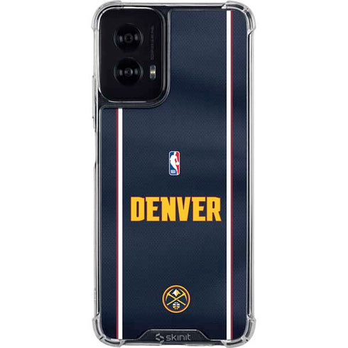 NBA Denver Nuggets Jersey Moto G Power 5G (2024) Clear Case