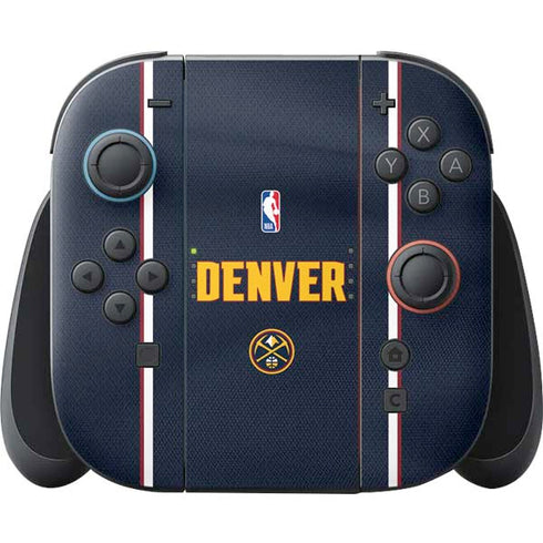 NBA Denver Nuggets Jersey Nintendo Switch 2 (2025) Joy-Con Controller Skin