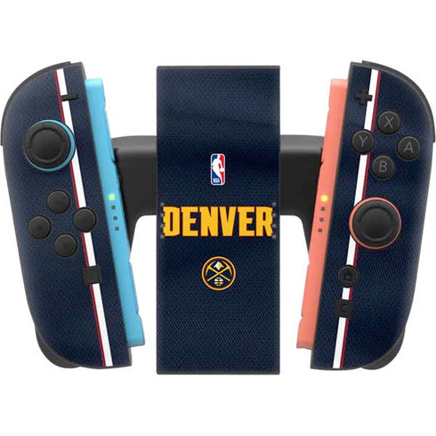 NBA Denver Nuggets Jersey Nintendo Switch 2 (2025) Joy-Con Controller Skin