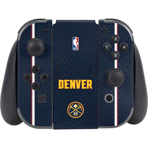 NBA Denver Nuggets Jersey Nintendo Switch (2017-2021) Joy-Con Controller Skin