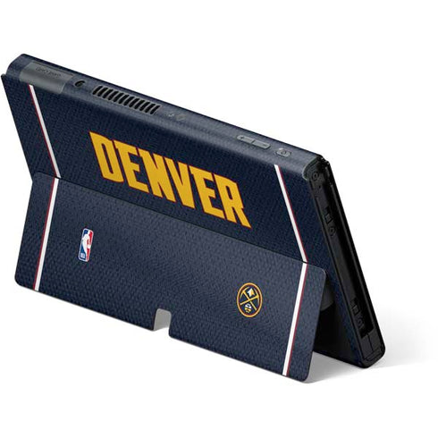 NBA Denver Nuggets Jersey Nintendo Switch OLED (2021) Skin